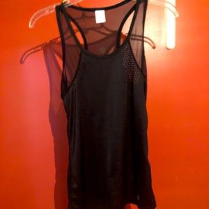 Black mesh tank